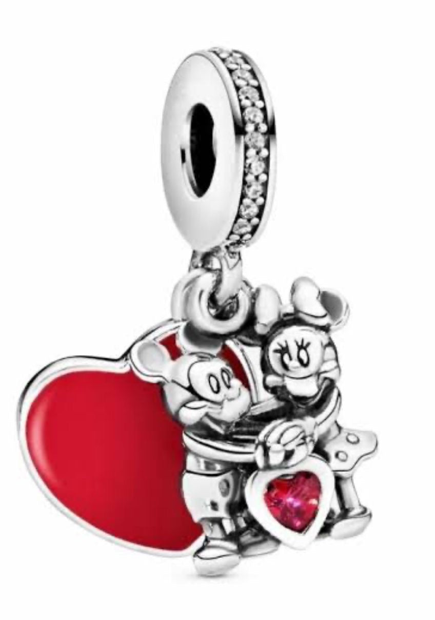 Charm corazón Mickey&minnie