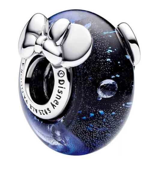 Charm murano azul Minnie